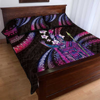 Hawaii King Kamehameha Quilt Bed Set Fantastic Plumeria Sweet Vibes