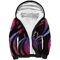 Hawaii King Kamehameha Sherpa Hoodie Fantastic Plumeria Sweet Vibes