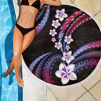 Hawaii Plumeria Beach Blanket Sweet Gradient Polynesian Pattern LT01 - Polynesian Pride