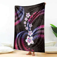 Hawaii Plumeria Blanket Sweet Gradient Polynesian Pattern LT01 - Polynesian Pride