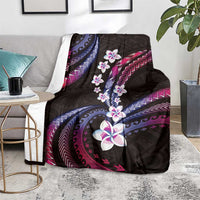 Hawaii Plumeria Blanket Sweet Gradient Polynesian Pattern LT01 - Polynesian Pride