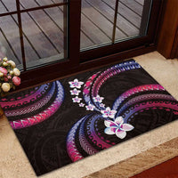 Hawaii Plumeria Rubber Doormat Sweet Gradient Polynesian Pattern LT01 - Polynesian Pride