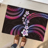 Hawaii Plumeria Rubber Doormat Sweet Gradient Polynesian Pattern LT01 - Polynesian Pride