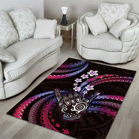 Hawaii Shaka Sign Area Rug Fantastic Frangipani Sweet Vibes