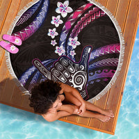 Hawaii Shaka Sign Beach Blanket Fantastic Frangipani Sweet Vibes LT01 - Polynesian Pride