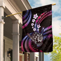 Hawaii Shaka Sign Garden Flag Fantastic Frangipani Sweet Vibes