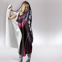 Hawaii Shaka Sign Hooded Blanket Fantastic Frangipani Sweet Vibes LT01 - Polynesian Pride