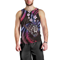 Hawaii Shaka Sign Men Tank Top Fantastic Frangipani Sweet Vibes LT01 - Polynesian Pride