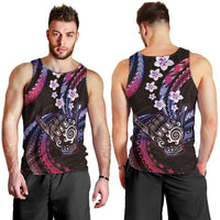 Hawaii Shaka Sign Men Tank Top Fantastic Frangipani Sweet Vibes LT01 - Polynesian Pride