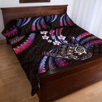 Hawaii Shaka Sign Quilt Bed Set Fantastic Frangipani Sweet Vibes