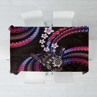 Hawaii Shaka Sign Tablecloth Fantastic Frangipani Sweet Vibes LT01 Pink - Polynesian Pride