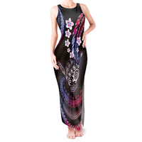 Hawaii Shaka Sign Tank Maxi Dress Fantastic Frangipani Sweet Vibes