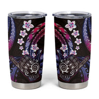 Hawaii Shaka Sign Tumbler Cup Fantastic Frangipani Sweet Vibes