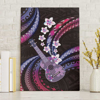 Hawaiian Ukulele Canvas Wall Art Sweet Dream Fantastic Plumeria