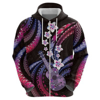 Hawaiian Ukulele Hoodie Sweet Dream Fantastic Plumeria