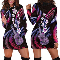 Hawaiian Ukulele Hoodie Dress Sweet Dream Fantastic Plumeria