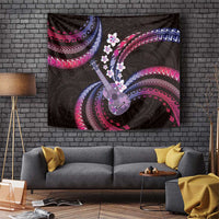 Hawaiian Ukulele Tapestry Sweet Dream Fantastic Plumeria