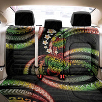 Hawaii Turtles Plumeria Back Car Seat Cover Reggae Polynesian Pattern