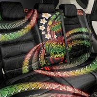 Hawaii Turtles Plumeria Back Car Seat Cover Reggae Polynesian Pattern