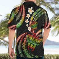 Hawaii Turtles Plumeria Hawaiian Shirt Reggae Polynesian Pattern LT01 - Polynesian Pride