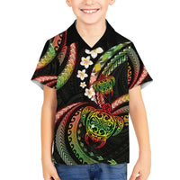 Hawaii Turtles Plumeria Hawaiian Shirt Reggae Polynesian Pattern LT01 - Polynesian Pride