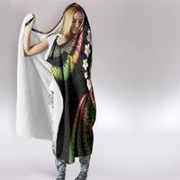 Hawaii Turtles Plumeria Hooded Blanket Reggae Polynesian Pattern LT01 - Polynesian Pride