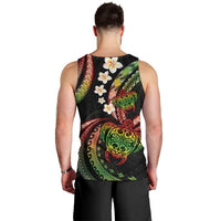 Hawaii Turtles Plumeria Men Tank Top Reggae Polynesian Pattern LT01 - Polynesian Pride
