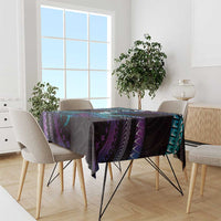 Hawaii Turtles Plumeria Tablecloth Amethyst Gradient Polynesian Pattern LT01 - Polynesian Pride