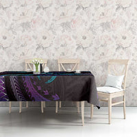 Hawaii Turtles Plumeria Tablecloth Amethyst Gradient Polynesian Pattern LT01 - Polynesian Pride
