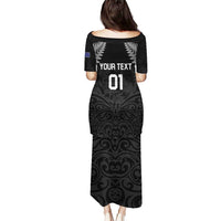 Custom New Zealand 2024 Rugby Puletasi Silver Fern Aotearoa Kiwi LT01 - Polynesian Pride
