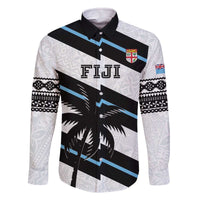 Custom Fiji 2024 Rugby Family Matching Off Shoulder Short Dress and Hawaiian Shirt Fijian Tapa Pattern