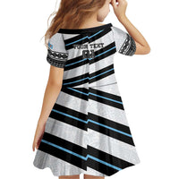 Custom Fiji 2024 Rugby Family Matching Summer Maxi Dress and Hawaiian Shirt Fijian Tapa Pattern