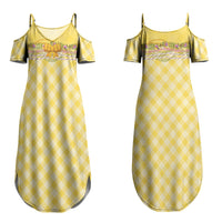 Hawaii Palaka Pikake Lokelani Plumeria Couples Matching Summer Maxi Dress and Hawaiian Shirt Melemele Coquette Bow LT01 - Polynesian Pride