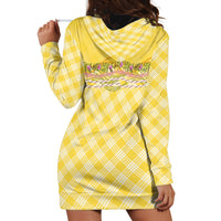 Hawaii Palaka Pikake Lokelani Plumeria Hoodie Dress Melemele Coquette Bow