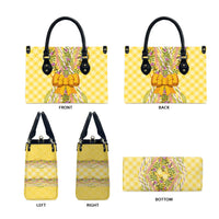 Hawaii Palaka Pikake Lokelani Plumeria Leather Bag Melemele Coquette Bow