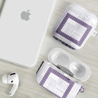 Samoa Siapo Purple Trimmed AirPods Case Samoa White Sunday LT01 - Polynesian Pride