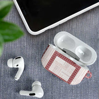 Samoa Siapo Red Trimmed AirPods Case Samoa White Sunday LT01 - Polynesian Pride