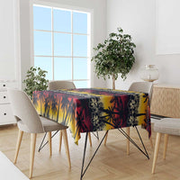 Hawaii Hibiscus Palm Tree Sunset Tablecloth Tropical Style - Polynesian Pride