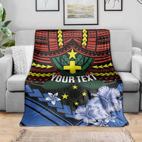 Personalised Vanuatu Tafea Province Blanket Unique Tropical Tribal Pattern LT01 - Polynesian Pride