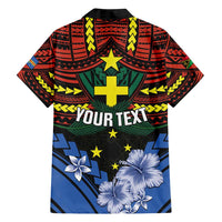 Personalised Vanuatu Tafea Province Family Matching Off Shoulder Maxi Dress and Hawaiian Shirt Unique Tropical Tribal Pattern