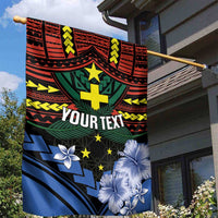 Personalised Vanuatu Tafea Province Garden Flag Unique Tropical Tribal Pattern LT01 - Polynesian Pride