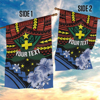 Personalised Vanuatu Tafea Province Garden Flag Unique Tropical Tribal Pattern LT01 - Polynesian Pride