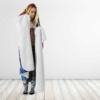 Personalised Vanuatu Tafea Province Hooded Blanket Unique Tropical Tribal Pattern LT01 - Polynesian Pride