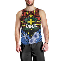 Personalised Vanuatu Tafea Province Men Tank Top Unique Tropical Tribal Pattern LT01 - Polynesian Pride