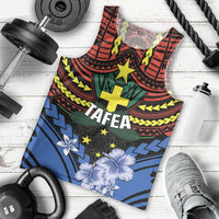 Personalised Vanuatu Tafea Province Men Tank Top Unique Tropical Tribal Pattern LT01 - Polynesian Pride