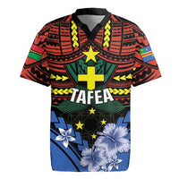 Personalised Vanuatu Tafea Province Rugby Jersey Unique Tropical Tribal Pattern