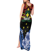 Personalised Vanuatu Tafea Province Tank Maxi Dress Unique Tropical Tribal Pattern LT01 - Polynesian Pride