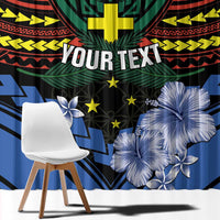 Personalised Vanuatu Tafea Province Window Curtain Unique Tropical Tribal Pattern LT01 - Polynesian Pride