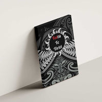 Toitu Te Tiriti Aotearoa Silver Fern Canvas Wall Art New Zealand Maori Pattern LT01 - Polynesian Pride