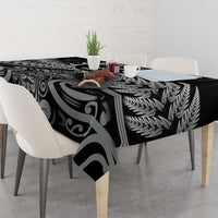 Toitu Te Tiriti Aotearoa Silver Fern Tablecloth New Zealand Maori Pattern LT01 - Polynesian Pride